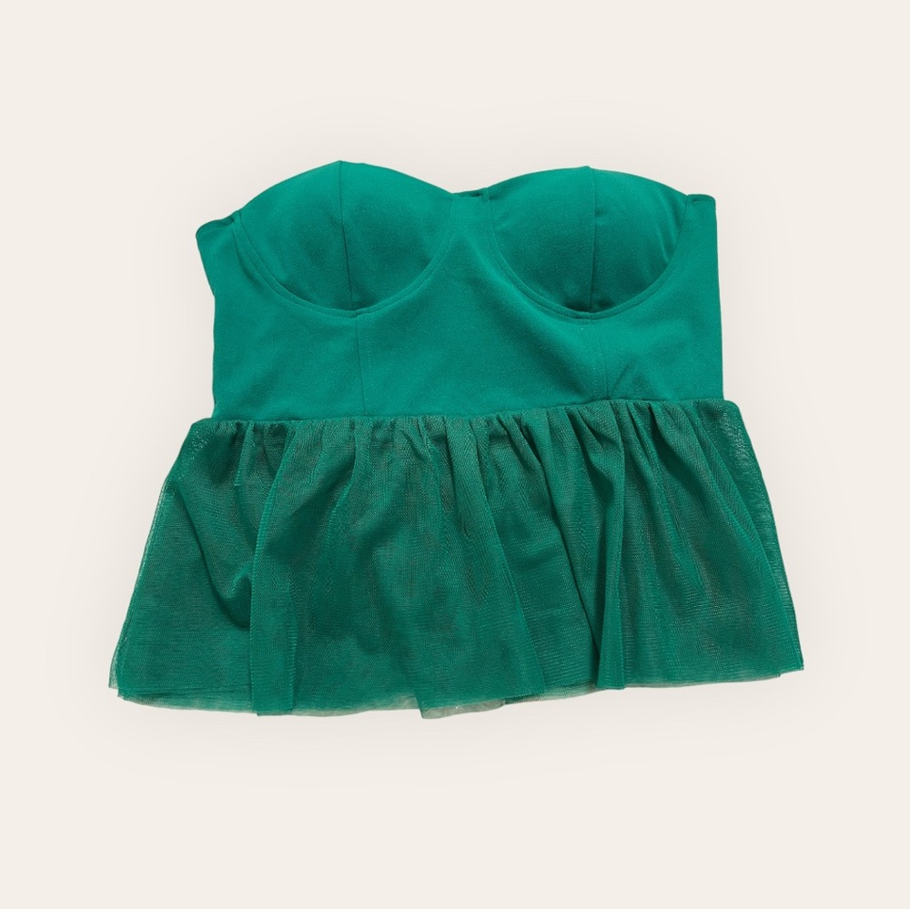 🛍️Sweetheart peplum shirt, women tops, dress shirts,boho strapless, ruffle top